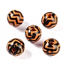 Halloween wood beads WOOD-S064-01A-1