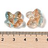 Transparent Spray Paint Glass Beads X-GLAA-Z011-06F-3