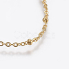 304 Stainless Steel Anklets X-AJEW-H013-05G-2
