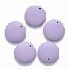 Painted Wood Pendants WOOD-Q040-018A-A04-1