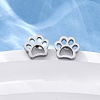 Tarnish Resistant 304 Stainless Steel Stud Earrings EJEW-F227-14P-4