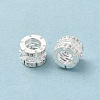 Rack Plating Brass European Beads KK-K273-16S-2