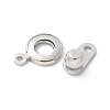 Rack Plating Brass Snap Clasps KK-U052-04P-2