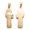 304 Stainless Steel Pendants STAS-J036-057B-G-2