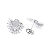 Non-Tarnish 304 Stainless Steel Stud Earring Finding LS-EJEW-I285-01P-2