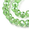 Electroplate Glass Beads Strands EGLA-A034-T2mm-A15-2