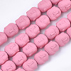 Spray Painted Non-magnetic Synthetic Hematite Beads Strands G-T116-28-05-1