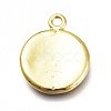 Brass Enamel Pendants KK-H103-02M-G-2