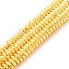 Electroplate Non-magnetic Synthetic Hematite Beads Strands G-L485-06C-G-1