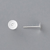 304 Stainless Steel Stud Earring Findings STAS-H436-24S-6mm-2