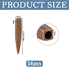 16Pcs Zinc Alloy Cord End FIND-FH0018-03R-2