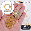 Brass Open Jump Rings KK-WH0001-38G-01-2