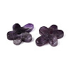 Natural Amethyst Pendants G-T142-44E-2