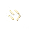 Brass Chain Tabs KK-L205-02G-2