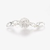 Alloy Rhinestone Magnetic Clasps BT-TAC0001-01S-1