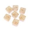 Brass Cabochon Settings KK-G151-55G-2
