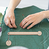 Wooden Knitted Stackable Wire Gauge Ruler Set HJEW-FG00010-6
