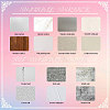 Waterproof Reflective Plastic Mirror Stickers DIY-WH0668-002-5
