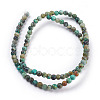 Natural African Turquoise(Jasper) Beads Strands X-TURQ-G037-4mm-2