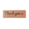 Rectangle Thank You Theme Paper Stickers X-DIY-B041-33C-4