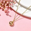 Cat Shaped Alloy Enamel Pendant Necklace NJEW-JN04613-01-3