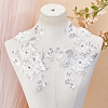 2Pcs 2 Styles 3D Flower Polyester Embroidery Sew on Appliques DIY-CY0001-03A-4