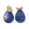 Natural Lapis Lazuli Pendants G-H279-01G-2