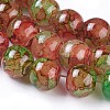 Spray Painted Glass Beads Strands GLAA-A038-C-47-3