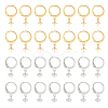 40Pcs 2 Colors 304 Stainless Steel Leverback Earring Findings STAS-UN0046-30-1