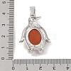 Natural Red Jasper Pendants G-A224-02P-06-3