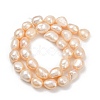 Natural Cultured Freshwater Pearl Beads Strands PEAR-P064-20L-02B-3