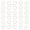 30Pcs 304 Stainless Steel Linking Rings STAS-UN0046-57-1