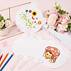 30Pcs Paper Hand Held Fan DIY-SP0002-06-4