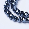 Electroplate Glass Beads Strands EGLA-A034-P2mm-A18-3