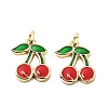 Brass Enamel Charms KK-L237-029G-02-1