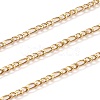 Ion Plating(IP) 304 Stainless Steel Figaro Chains CHS-H007-30G-1