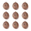 Brass Locket Pendants ECF133-2R-1