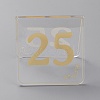 Acrylic Table Number Sign AJEW-WH0505-90B-1