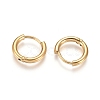 Ion Plating(IP) 304 Stainless Steel Huggie Hoop Earrings LS-EJEW-F111A-13mm-G-2