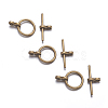 Tibetan Style Toggle Clasps TIBE-A001-25AB-NF-2