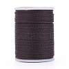 Round Waxed Polyester Cord YC-G006-01-1.0mm-22-1