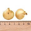 304 Stainless Steel Stud Earrings EJEW-F357-01G-03-3