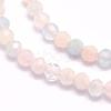 Natural Morganite Beads Strands G-F509-08-4mm-3