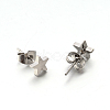 Tarnish Resistant 304 Stainless Steel Ear Studs EJEW-P045-05P-1