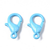 Spray Painted Eco-Friendly Alloy Lobster Claw Clasps X-PALLOY-T080-06E-NR-3