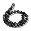 Natural Silver Obsidian Beads Strands G-D083-01C-2