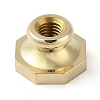 Octagon Frame Brass Stamp Heads AJEW-M037-08G-3