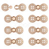 Zinc Alloy Snap Lock Clasps FIND-WH0149-96KCG-1