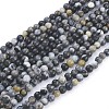 Natural Flower Amazonite Beads Strands X-G-L555-03-6mm-3