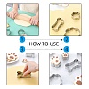 Tarnish Resistant 304 Stainless Steel Cookie Cutters DIY-E012-65-4